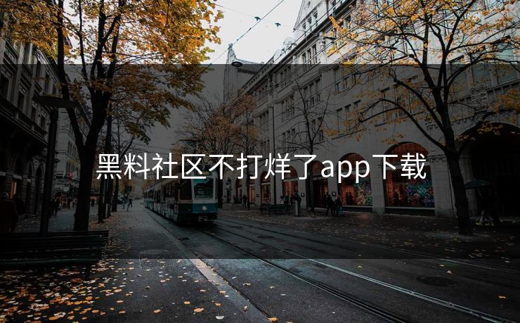 黑料社区不打烊了app下载